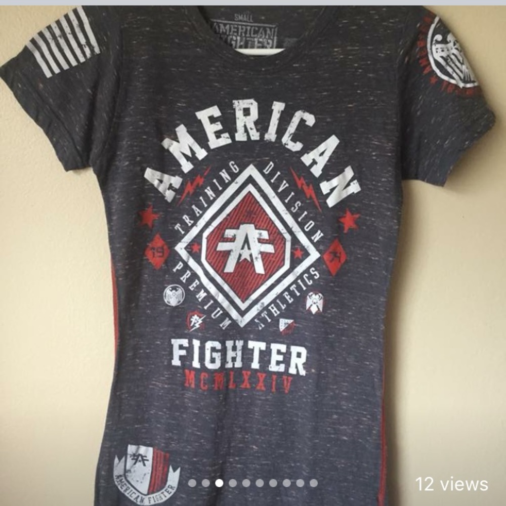 American fighter ladies tee!